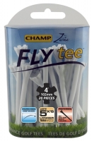 Champ: 20 x Fly Tee 4.4 cm blanco - 