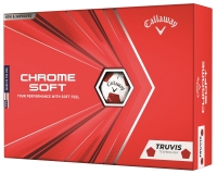 Callaway: Bolas Chrome Soft Truvis Roja/Blanca 23% dt! - 