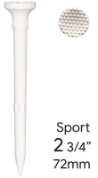 Lignum: Pack de 12 Tees Sport de 7,2cm Blanco 29% dt! - 