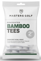 Masters: Tees Blancos Graduados de Bamb 5.1 cm 60% dt! - 