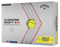 Callaway:12 Bolas Chrome Soft X Ttriple Track Amarillas Low Spin 22 ¡15% dtº! - 