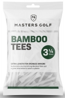 Masters: 15 Tees blancos de Bamb 8 cm 50% dt! - 