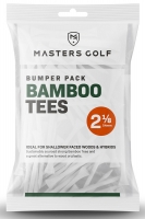Masters: 130 Tees blancos de Bamb 5 cm 67% dt! - 