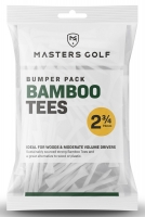 Masters: 110 Tees blancos de Bamb 7 cm 50% dt! - 