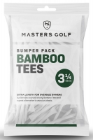 Masters: 85 Tees blancos de Bamb 8 cm 67% dt! - 