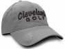 Cleveland: Gorra con Marcador Gris Logo Negro - 