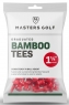 Masters: Tees Rojos Graduados de Bambú 3.2 cm ¡40% dtº! - 