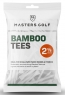 Masters: 25 Tees blancos de Bambú 5 cm ¡50% dtº! - 
