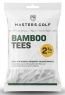 Masters: 20 Tees blancos de Bambú 7 cm ¡50% dtº! - 