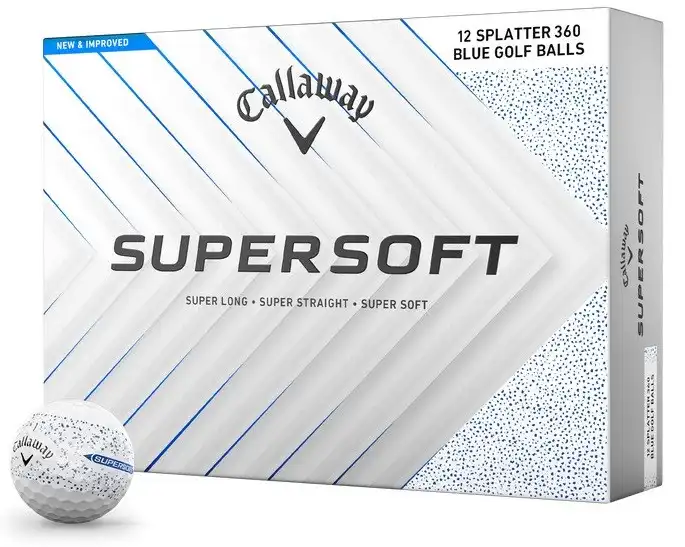 Callaway 12 Bolas Supersoft Splatter Blue